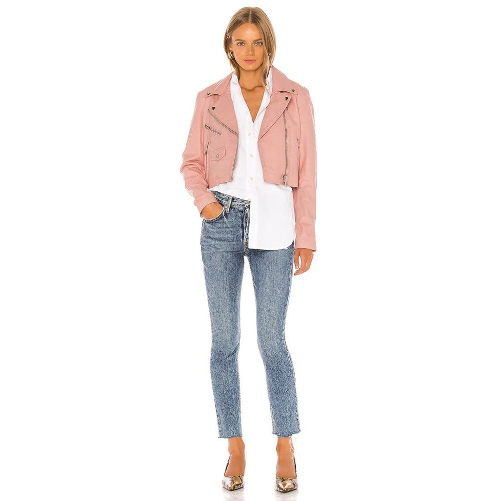 NWT GRLFRND Karolina High Rise Skinny Jeans Almost Gone Button Fly High Waist 24 - Picture 2 of 8